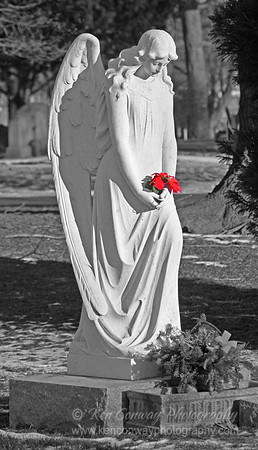 cemetery, statue, color, angel