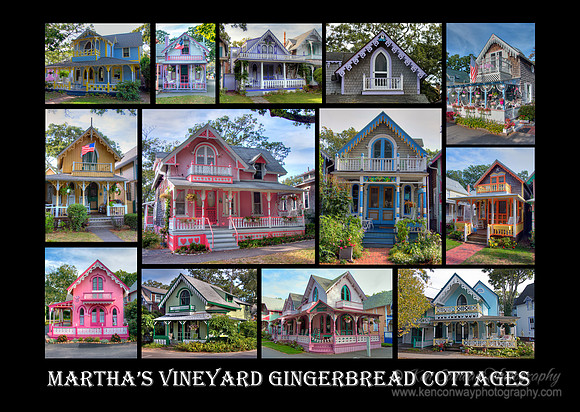 Martha's Vineyard ​Gingerbread Cottages