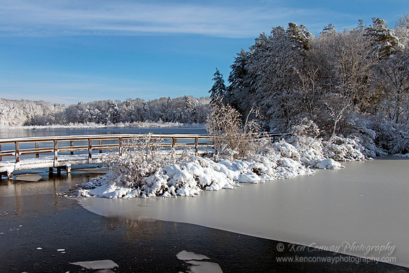 Stony Brook in Snow