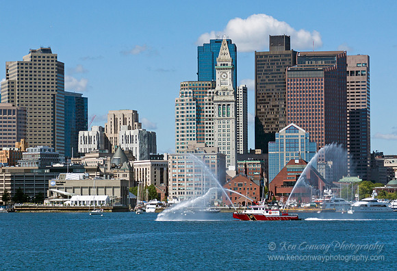 Boston City Skyline