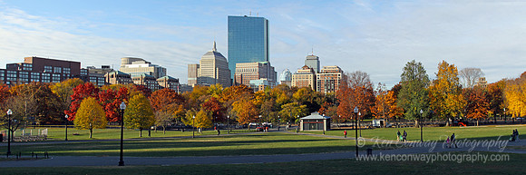 Boston Common in the fall