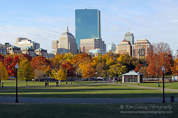 Boston Common in the fall