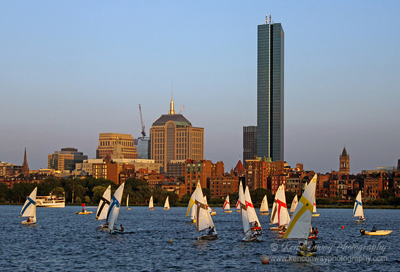 Charles River Boston sailboats