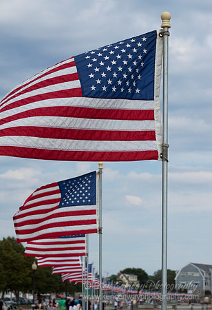 Gloucester downtown flags